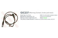 เซ็นเซอร์สายไฟ, TRW, 34 35 6 772 008, GIC237, BMW (075805)
