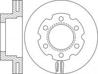 จานโรเตอร์, NIBK, 8-97031-007-0, RN2045V, ISUZU (017611)