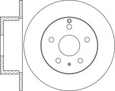 Rotor Disc, NIBK, 561867B, RN1290, BENDIX (019143)