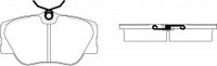ผ้าเบรค NIBK DB425 PN0001 BENDIX AUS (017922)