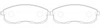 NIBK, Brake Pad, AN-279WK, PN2474, AKEBONO