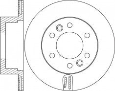 Rotor Disc, NIBK, 58411-4H300, RN1656V, HYUNDAI (017485)