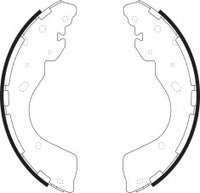 ผ้าเบรก NIBK, N1893, FN0637, BENDIX AUS (017257)
