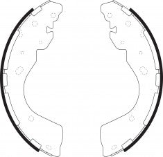 NIBK, Brake Shoes, N1893, FN0637, BENDIX AUS