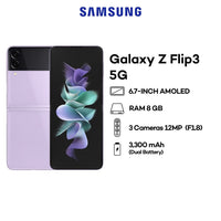 Samsung Galaxy Z Flip3 5G 8GB + 128GB/256GBÃ€ ชุดจอแสดงผลและชุดปิดผนึก€'