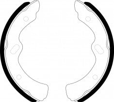 NIBK, Brake Shoes, K3419, FN3419, KASHIYAMA