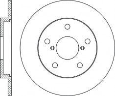 Rotor Disc, NIBK, 42431-12260, RN1239, TOYOTA (016957)