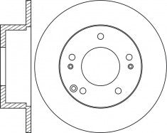 Rotor Disc, NIBK, 58411-39600, RN1386, HYUNDAI (017489)