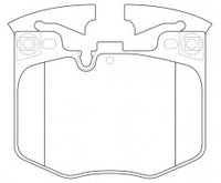 NIBK, Brake Pad, 34116872750, PN0681, BMW
