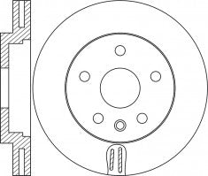 Rotor Disc, NIBK, 13501307, RN1684V, GM (016851)