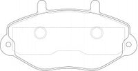 ผ้าเบรค NIBK 571746B PN0275 BENDIX EUR (017350)