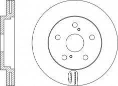 Rotor Disc, NIBK, 4351228180, RN1162V, OEM (018814)