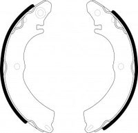 NIBK, Brake Shoes, NN-3065, FN6729, AKEBONO