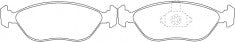 NIBK, Brake Pad, 571853B, PN0289, BENDIX EUR