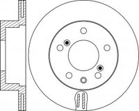 Rotor Disc, NIBK, 4840121001, RN1749V, SSANGYONG (018712)