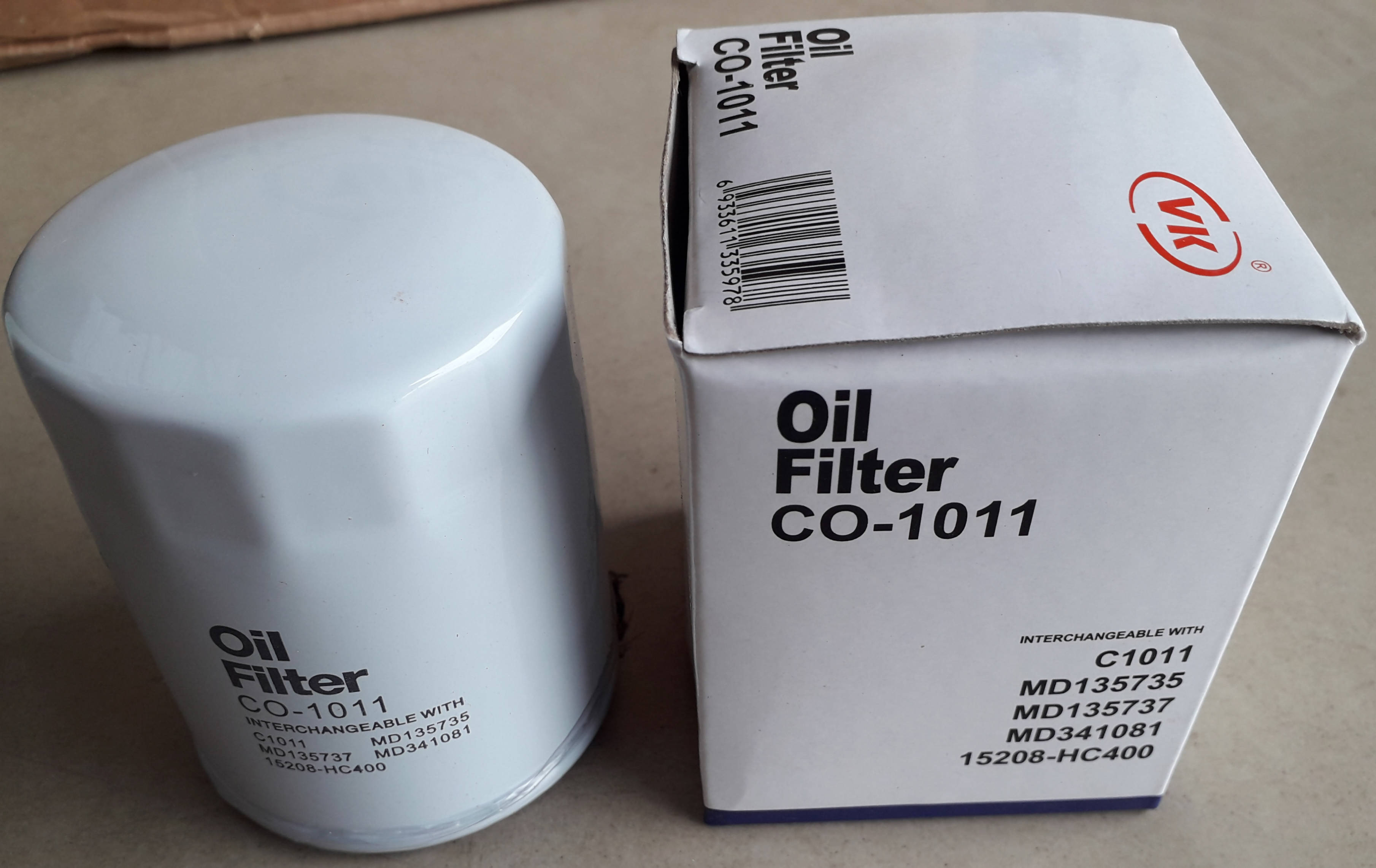 Oil filter, VK, Mitsubishi RVR, C1011, CO-1011 (028673)