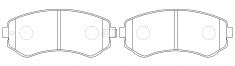 NIBK, Brake Pad, A-277WK, PN2199, AKEBONO