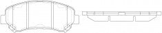 ผ้าเบรค NIBK AN-751WK, PN2801, AKEBONO (018424)