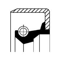 Shaft Seal, countershaft, CORTECO, OEM 40004960, Article number 1 2 0 1 5 9 2 7 B, FIAT (106023)