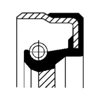 Shaft Seal, differential, CORTECO, OEM 119977347, Article number 0 1 0 3 4 5 9 1 B, MERCEDES-BENZ (103516)