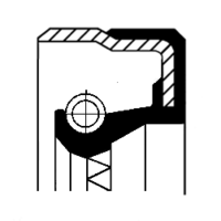 Shaft Seal, crankshaft, CORTECO, OEM 3138701R91, Article number 0 1 0 2 9 7 5 2 B, CASE IH (103248)
