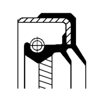 Shaft Seal, transfer case, CORTECO, OEM 02J409528A, Article number 0 1 0 3 3 8 6 1 B, AUDI (103436)