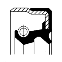Shaft Seal, auxiliary drive, CORTECO, OEM 159977846, Article number 0 1 0 2 9 6 8 4 B, MERCEDES-BENZ (103229)