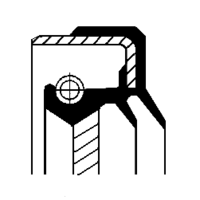 Shaft Seal, differential, CORTECO, OEM 99972047, Article number 0 1 0 3 4 3 5 6 B, MERCEDES-BENZ (103506)