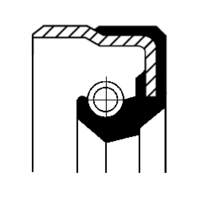 Shaft Seal, differential, CORTECO, OEM 229979947, Article number 0 1 0 2 5 6 6 1 B, MERCEDES-BENZ (103082)