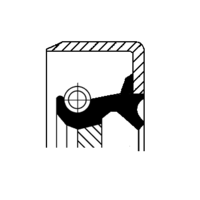 Shaft Seal, automatic transmission, CORTECO, OEM 24217518705, Article number 1 5 5 1 0 0 8 0 B, BMW (106485)