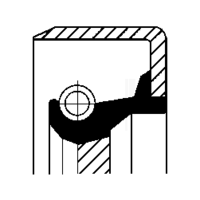 Shaft Seal, camshaft, CORTECO, OEM 02M311113, Article number 1 6 0 1 2 0 8 0 B, AUDI (106493)