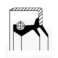 Shaft Seal, manual transmission, CORTECO, OEM 699733, Article number 0 1 0 2 9 8 0 5 B, DAF (103256)