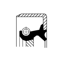 Shaft Seal, auxiliary drive, CORTECO, OEM 9031185001, Article number 1 9 0 1 6 5 4 2 B, TOYOTA (106625)