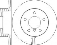 Rotor Disc, NIBK, 34 11 6 854 997, RN1784V, BMW (009789)
