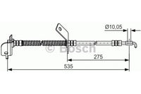 Brake Hose, BOSCH, 58732-2L000, 1987 476 615, HYUNDAI  (020870)