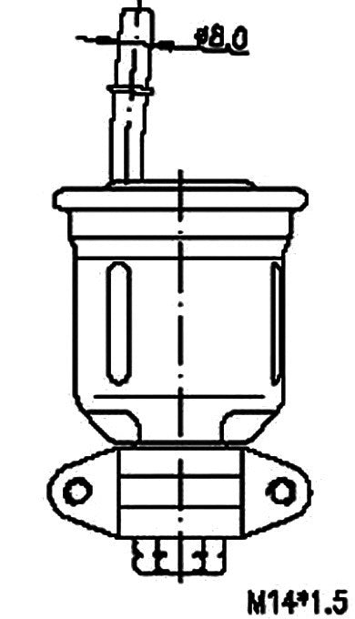 JS,, Petrol Filter (INJECTOR & CARBURETOR), MR373470, FS3212, MITSUBISHI