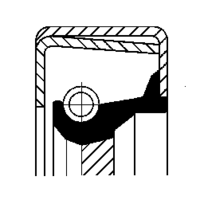 Shaft Seal, transfer case, CORTECO, OEM 9004311309, Article number 1 9 0 1 7 0 3 2 B, DAIHATSU (106848)