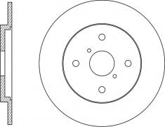 Rotor Disc, NIBK, 424310D060, RN1497, TOYOTA (019116)