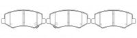 ผ้าเบรค NIBK, D1882-9110, PN0786, FMSI (017783)