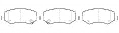 NIBK, Brake Pad, D1882-9110, PN0786, FMSI