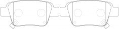 NIBK, Brake Pad, AN-709WK, PN1239, AKEBONO