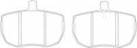 NIBK, Brake Pad, 7963999, PN0236, ALFA ROMEO