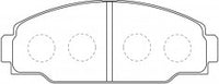NIBK, Brake Pad, A-217K, PN1212, AKEBONO