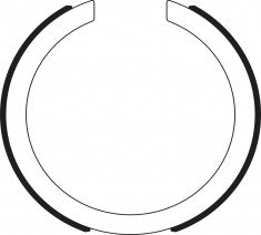 NIBK, Brake Shoes, 89047676, FN0696, CHEVROLET