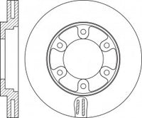 Rotor Disc, NIBK, MB950958, RN2031V, MITSUBISHI (018252)