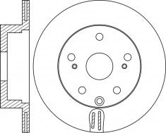 Rotor Disc, NIBK, 42431-22170, RN2029V, TOYOTA (018928)