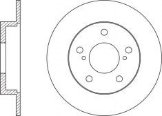 Rotor Disc, NIBK, 43206-2Y002, RN1583, NISSAN (018379)