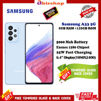 Samsung Galaxy A33 5G 8+128GB | 1 Year Warranty | Brand New&Sealed Set