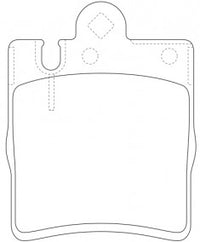 ผ้าเบรค NIBK DB1457 PN0126 BENDIX AUS (017867)