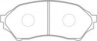 NIBK, Brake Pad, A-602K, PN5425, AKEBONO